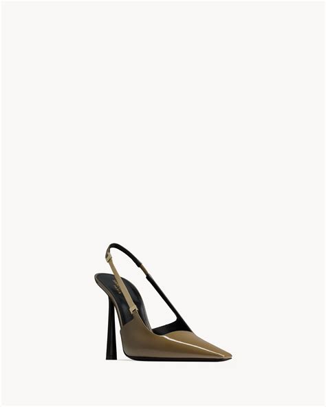 ysl slingback shoes|blake slingback patent leather.